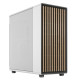 Fractal Design North XL Chalk White (White Solid) Case, E-ATX, Fine Mesh Side, 3 PWM Fans, USB-C, Oak Front