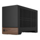 Fractal Design Terra Graphite SFF PC Case, Mini ITX, Walnut Front, Anodized Aluminium Exterior, 322mm GPU Support, Requires SFX/