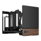 Fractal Design Terra Graphite SFF PC Case, Mini ITX, Walnut Front, Anodized Aluminium Exterior, 322mm GPU Support, Requires SFX/