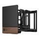 Fractal Design Terra Graphite SFF PC Case, Mini ITX, Walnut Front, Anodized Aluminium Exterior, 322mm GPU Support, Requires SFX/