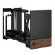 Fractal Design Terra Graphite SFF PC Case, Mini ITX, Walnut Front, Anodized Aluminium Exterior, 322mm GPU Support, Requires SFX/