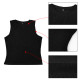 Womens High Neck Ribbed Knit Tank Tops Slim Fitted Vests Sleeveless Tees Shirts for Summer - Black XL