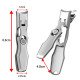 Ultra Sharp Nail Clippers Anti Splash Steel Nail Clippers Wide Jaw Opening