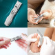 Ultra Sharp Nail Clippers Anti Splash Steel Nail Clippers Wide Jaw Opening with Nail File