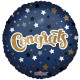 Congrats Blue Star Balloon (18 Inch)