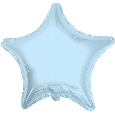 Light Blue Star Balloon