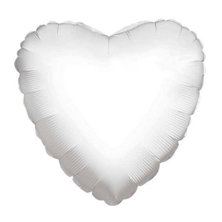 White Heart Balloon