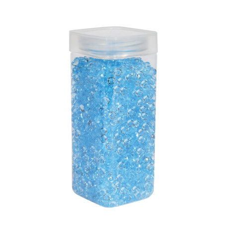 7mm Plastic Light Blue Beads (330gr)