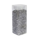 7mm Plastic Light Grey Beads (330gr)