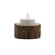 Wooden LED Tealight Holder