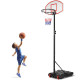 Portable Basketball Hoop with Wheels and 28&quot; Backboard for Kids Youth Adults and Family