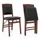 Dining Chair Set of 2 with Padded Seat and Soft Backrest