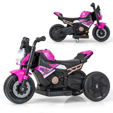 6V Kids Ride-on Motorcycle with 2-wheel/3-wheel Conversion & Detachable Training Wheels