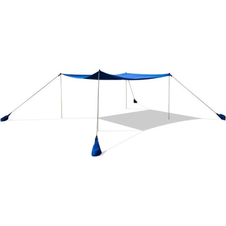 Beach Canopy Shields 300 x 300 cm Beach Tent Sun Shelter Fit 6-8 People