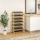 42-Bottle Wooden Wine Rack - Natural Finish