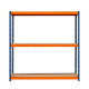 S-Rax 3 Shelf Racking - 180cm x 180cm x 60cm