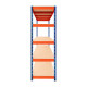 S-Rax 5 Shelf Racking - 180cm x 180cm x 60cm