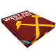 West Ham United FC Multi Crest Single Duvet Set