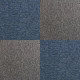 40 x Carpet Tiles 10m2 / Storm Blue &amp; Anthracite