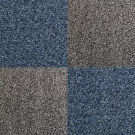 40 x Carpet Tiles 10m2 / Storm Blue & Anthracite