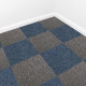 40 x Carpet Tiles 10m2 / Storm Blue &amp; Anthracite