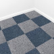 40 x Carpet Tiles 10m2 / Storm Blue &amp; Platinum Grey