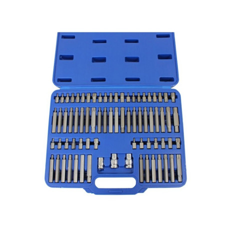 US Pro 75Pc Bit Set Hex Ribe Torx & Security