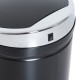 42L Sensor Bin for Kitchen Waste Automatic Dustbin Motion Detection Dustbin  Stainless Steel Rubbish Can with Bucket, Black