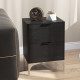 Set of Two Wood Effect Bedside Tables