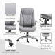 Vinsetto High Back Executive Office Chair Home Swivel PU Leather Ergonomic Chair, with Flip-up Arm, Wheels, Adjustable Height, G