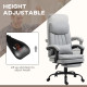 Vinsetto Office Chair, Ergonomic Desk Chair with 6-Point Vibration Massage and Lumbar Heating, Computer Chair with Lumbar Suppor