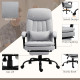 Vinsetto Office Chair, Ergonomic Desk Chair with 6-Point Vibration Massage and Lumbar Heating, Computer Chair with Lumbar Suppor