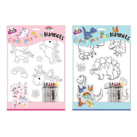 Colour Your Own Magnets (Assorted)