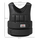 20kg Weighted Vest, Adjustable Running Weight Vest with 38 Weight Bags for Men or Women Cardio Exercise, Black