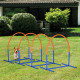 PawHut Four-Piece Portable Dog Agility Equipment - Blue