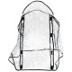 PawHut Rain Cover for Dog Pram Stroller, with Front and Rear Entry