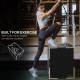 SPORTNOW Multi-Faceted Jump Box, Wooden Step Up Box, for Home, Gym, Exercise, 51/61/76cm- Black