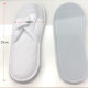 10 pairs High Quality Coral Fleece Towelling Hotel Slippers Closed Toe Terry Spa Guest Slippers 29cm Long - White