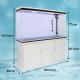 Aquarium Fish Tank &amp; Cabinet - White