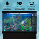 Aquarium Fish Tank &amp; Cabinet with Complete Starter Kit - Black Tank &amp; Black Gravel