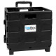 Tekbox Folding Shopping Cart Trolley Storage Box Crate with Wheels