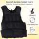 10kg Weighted Vest, Adjustable Running Weight Vest with 38 Weight Bags for Men or Women Cardio Exercise, Black