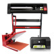 PixMax 38cm Clam Heat Press, Vinyl Cutter, Printer