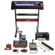 Vinyl Cutter LED, 5 in 1 Heat Press, Printer, Signcut Pro &amp; Weeding Kit Bundle