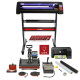 Vinyl Cutter LED, 5 in 1 Heat Press, Printer, Signcut Pro &amp; Weeding Kit Bundle