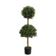 Artificial Boxwood Double Ball Topiary (120cm)