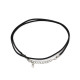 Waxed Pendant Cord -  2mm x 55cm - Black 101