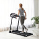 1.5HP Treadmill, 12km/h Electric 1.5HP Motorised Running Machine, w/ 12 Programs, LED Display, for Home Gym Indoor Fitness | Aos