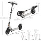 Teedults Aluminium Folding Kick Scooter w/ Shock Mitigation System Silver