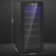 50L Wine Cooler, 18 Bottles Freestanding Wine Fridge with Glass Door, LED Light, Temperature Control and Digital Touch Screen, B